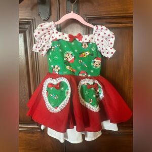 Little Fox Trot Disney Christmas Dress size 5